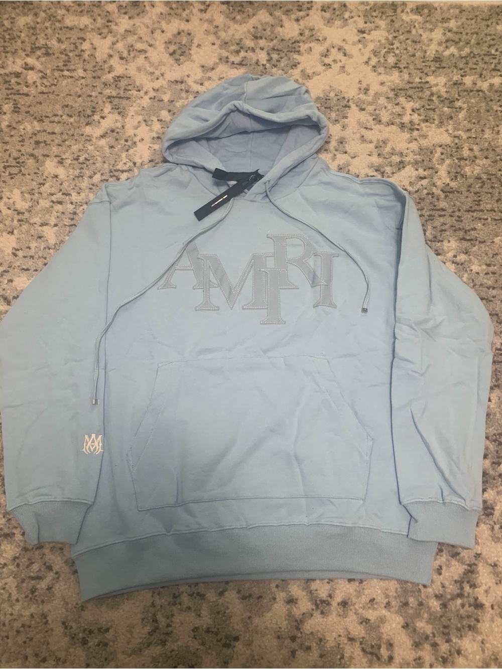 AMIRI Leather Logo Hoodie Men’s Medium